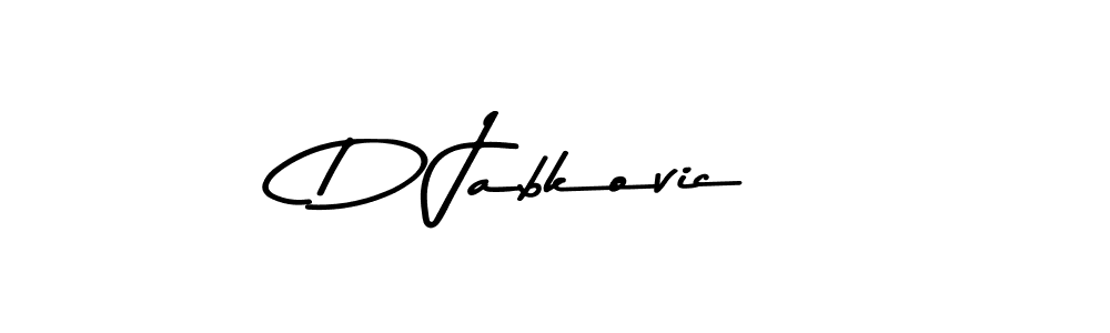 The best way (Asem Kandis PERSONAL USE) to make a short signature is to pick only two or three words in your name. The name D Jabkovic include a total of six letters. For converting this name. D Jabkovic signature style 9 images and pictures png