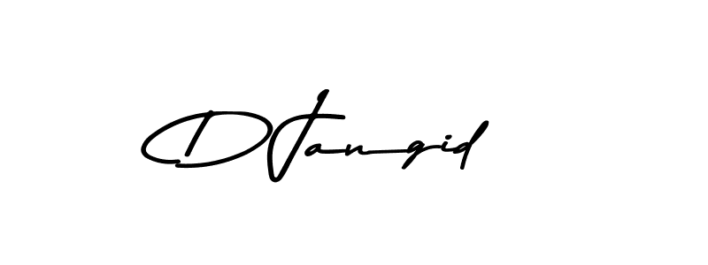 Use a signature maker to create a handwritten signature online. With this signature software, you can design (Asem Kandis PERSONAL USE) your own signature for name D Jangid. D Jangid signature style 9 images and pictures png