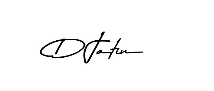 You should practise on your own different ways (Asem Kandis PERSONAL USE) to write your name (D Jatin) in signature. don't let someone else do it for you. D Jatin signature style 9 images and pictures png