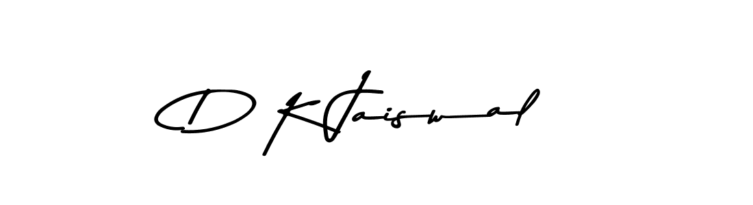 How to make D K Jaiswal signature? Asem Kandis PERSONAL USE is a professional autograph style. Create handwritten signature for D K Jaiswal name. D K Jaiswal signature style 9 images and pictures png