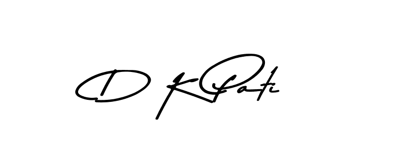 Use a signature maker to create a handwritten signature online. With this signature software, you can design (Asem Kandis PERSONAL USE) your own signature for name D K Pati. D K Pati signature style 9 images and pictures png