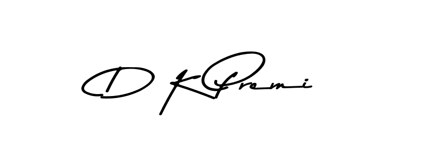 Make a beautiful signature design for name D K Premi. With this signature (Asem Kandis PERSONAL USE) style, you can create a handwritten signature for free. D K Premi signature style 9 images and pictures png