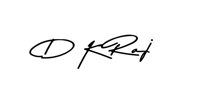 Use a signature maker to create a handwritten signature online. With this signature software, you can design (Asem Kandis PERSONAL USE) your own signature for name D K Raj. D K Raj signature style 9 images and pictures png