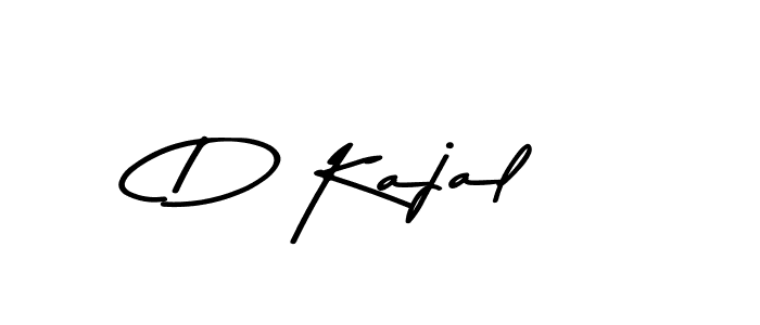You should practise on your own different ways (Asem Kandis PERSONAL USE) to write your name (D Kajal) in signature. don't let someone else do it for you. D Kajal signature style 9 images and pictures png