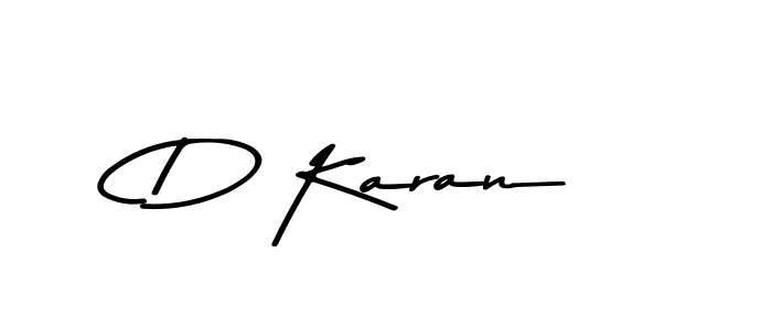 Make a beautiful signature design for name D Karan. With this signature (Asem Kandis PERSONAL USE) style, you can create a handwritten signature for free. D Karan signature style 9 images and pictures png