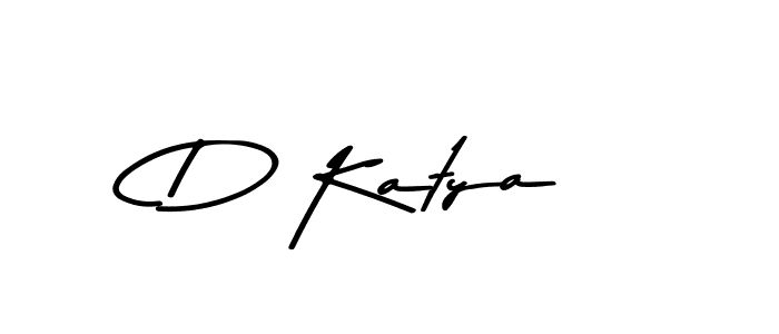 Make a beautiful signature design for name D Katya. With this signature (Asem Kandis PERSONAL USE) style, you can create a handwritten signature for free. D Katya signature style 9 images and pictures png