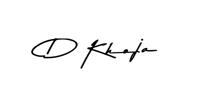 The best way (Asem Kandis PERSONAL USE) to make a short signature is to pick only two or three words in your name. The name D Khoja include a total of six letters. For converting this name. D Khoja signature style 9 images and pictures png