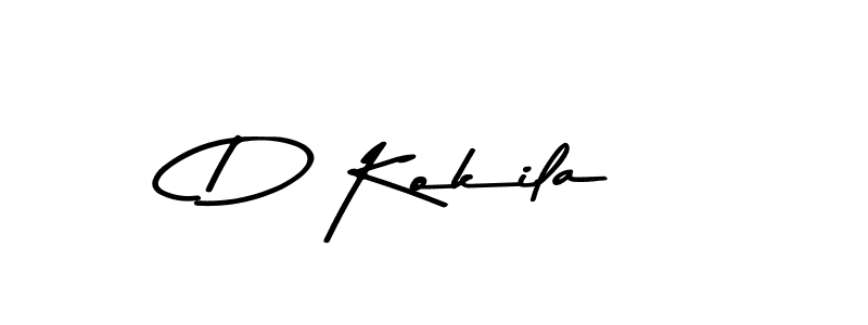 D Kokila stylish signature style. Best Handwritten Sign (Asem Kandis PERSONAL USE) for my name. Handwritten Signature Collection Ideas for my name D Kokila. D Kokila signature style 9 images and pictures png