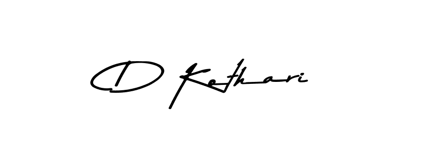 D Kothari stylish signature style. Best Handwritten Sign (Asem Kandis PERSONAL USE) for my name. Handwritten Signature Collection Ideas for my name D Kothari. D Kothari signature style 9 images and pictures png