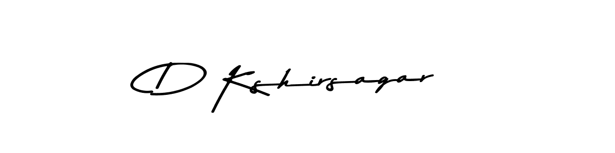 D Kshirsagar stylish signature style. Best Handwritten Sign (Asem Kandis PERSONAL USE) for my name. Handwritten Signature Collection Ideas for my name D Kshirsagar. D Kshirsagar signature style 9 images and pictures png