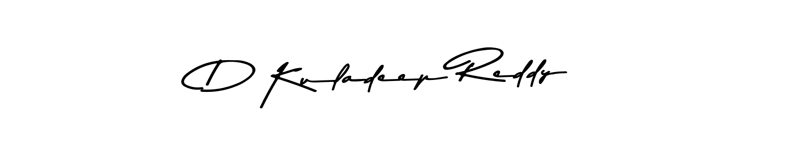 Asem Kandis PERSONAL USE is a professional signature style that is perfect for those who want to add a touch of class to their signature. It is also a great choice for those who want to make their signature more unique. Get D Kuladeep Reddy name to fancy signature for free. D Kuladeep Reddy signature style 9 images and pictures png