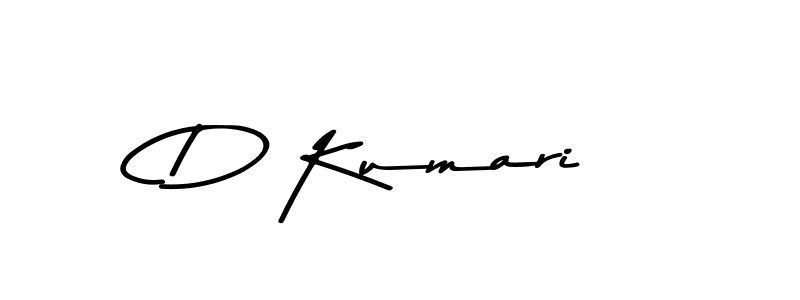 How to make D Kumari signature? Asem Kandis PERSONAL USE is a professional autograph style. Create handwritten signature for D Kumari name. D Kumari signature style 9 images and pictures png