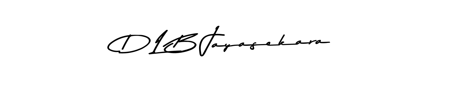 Also You can easily find your signature by using the search form. We will create D L B Jayasekara name handwritten signature images for you free of cost using Asem Kandis PERSONAL USE sign style. D L B Jayasekara signature style 9 images and pictures png