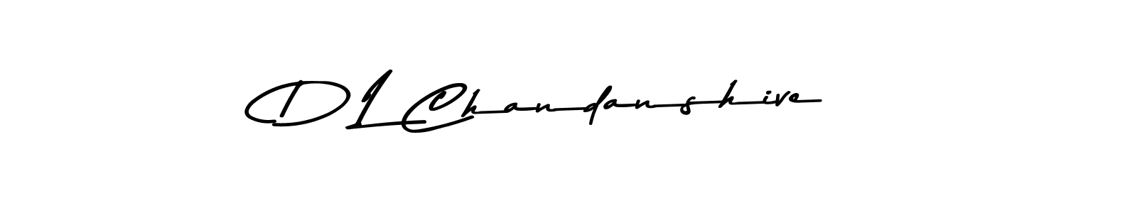 How to Draw D L Chandanshive signature style? Asem Kandis PERSONAL USE is a latest design signature styles for name D L Chandanshive. D L Chandanshive signature style 9 images and pictures png