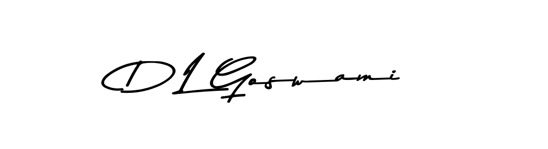 Similarly Asem Kandis PERSONAL USE is the best handwritten signature design. Signature creator online .You can use it as an online autograph creator for name D L Goswami. D L Goswami signature style 9 images and pictures png