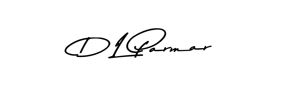 The best way (Asem Kandis PERSONAL USE) to make a short signature is to pick only two or three words in your name. The name D L Parmar include a total of six letters. For converting this name. D L Parmar signature style 9 images and pictures png