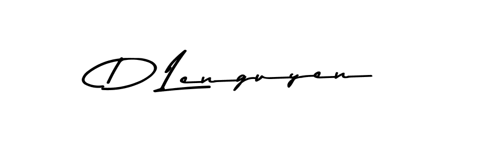 D Lenguyen stylish signature style. Best Handwritten Sign (Asem Kandis PERSONAL USE) for my name. Handwritten Signature Collection Ideas for my name D Lenguyen. D Lenguyen signature style 9 images and pictures png