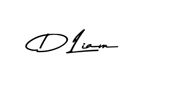 Use a signature maker to create a handwritten signature online. With this signature software, you can design (Asem Kandis PERSONAL USE) your own signature for name D Liam. D Liam signature style 9 images and pictures png