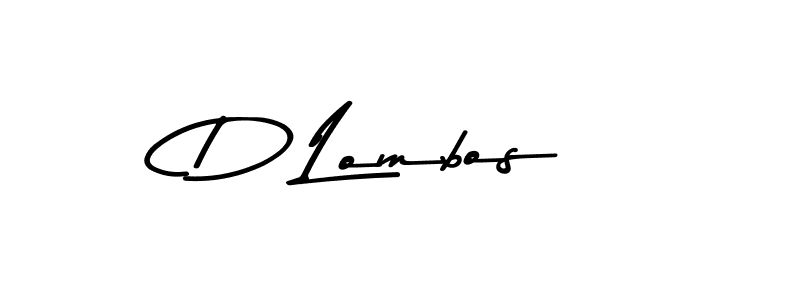 How to make D Lombos signature? Asem Kandis PERSONAL USE is a professional autograph style. Create handwritten signature for D Lombos name. D Lombos signature style 9 images and pictures png