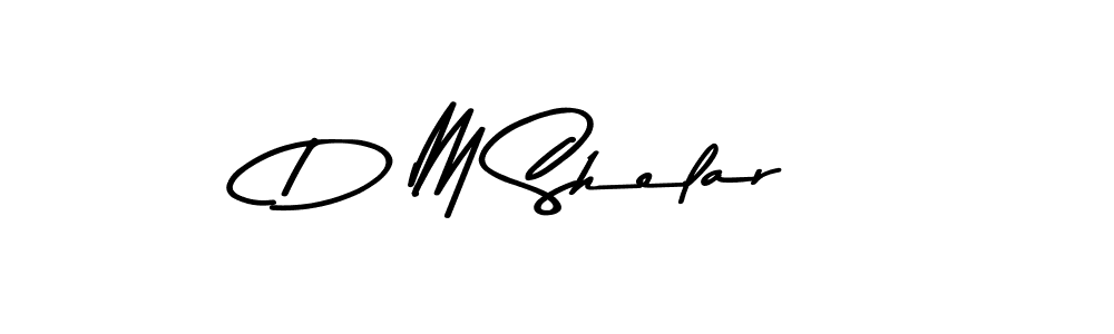 D M Shelar stylish signature style. Best Handwritten Sign (Asem Kandis PERSONAL USE) for my name. Handwritten Signature Collection Ideas for my name D M Shelar. D M Shelar signature style 9 images and pictures png