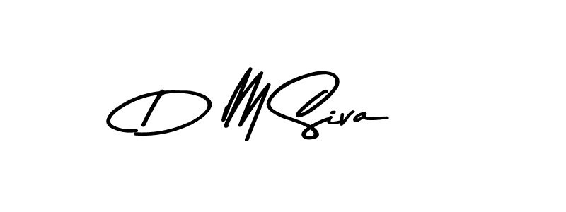 Make a beautiful signature design for name D M Siva. With this signature (Asem Kandis PERSONAL USE) style, you can create a handwritten signature for free. D M Siva signature style 9 images and pictures png