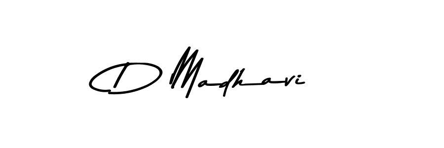 Design your own signature with our free online signature maker. With this signature software, you can create a handwritten (Asem Kandis PERSONAL USE) signature for name D Madhavi. D Madhavi signature style 9 images and pictures png