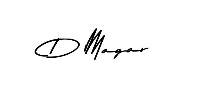 You should practise on your own different ways (Asem Kandis PERSONAL USE) to write your name (D Magar) in signature. don't let someone else do it for you. D Magar signature style 9 images and pictures png