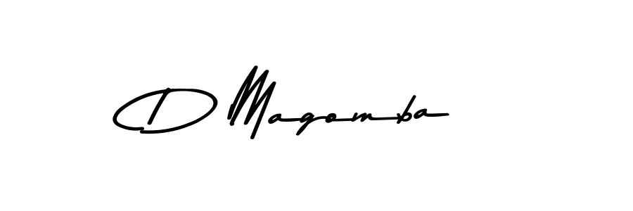 You should practise on your own different ways (Asem Kandis PERSONAL USE) to write your name (D Magomba) in signature. don't let someone else do it for you. D Magomba signature style 9 images and pictures png