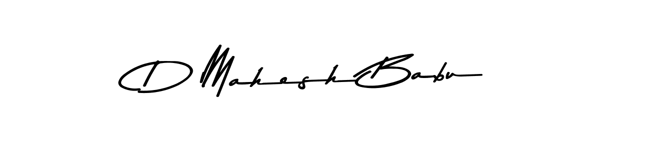 Also we have D Mahesh Babu name is the best signature style. Create professional handwritten signature collection using Asem Kandis PERSONAL USE autograph style. D Mahesh Babu signature style 9 images and pictures png