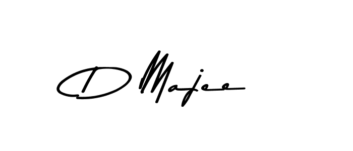 How to make D Majee name signature. Use Asem Kandis PERSONAL USE style for creating short signs online. This is the latest handwritten sign. D Majee signature style 9 images and pictures png