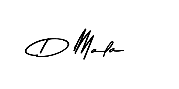 D Mala stylish signature style. Best Handwritten Sign (Asem Kandis PERSONAL USE) for my name. Handwritten Signature Collection Ideas for my name D Mala. D Mala signature style 9 images and pictures png