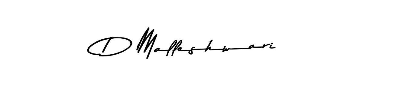 The best way (Asem Kandis PERSONAL USE) to make a short signature is to pick only two or three words in your name. The name D Malleshwari include a total of six letters. For converting this name. D Malleshwari signature style 9 images and pictures png