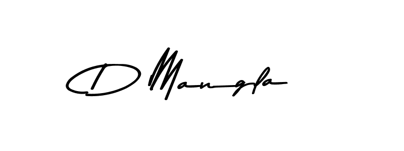 Make a beautiful signature design for name D Mangla. With this signature (Asem Kandis PERSONAL USE) style, you can create a handwritten signature for free. D Mangla signature style 9 images and pictures png