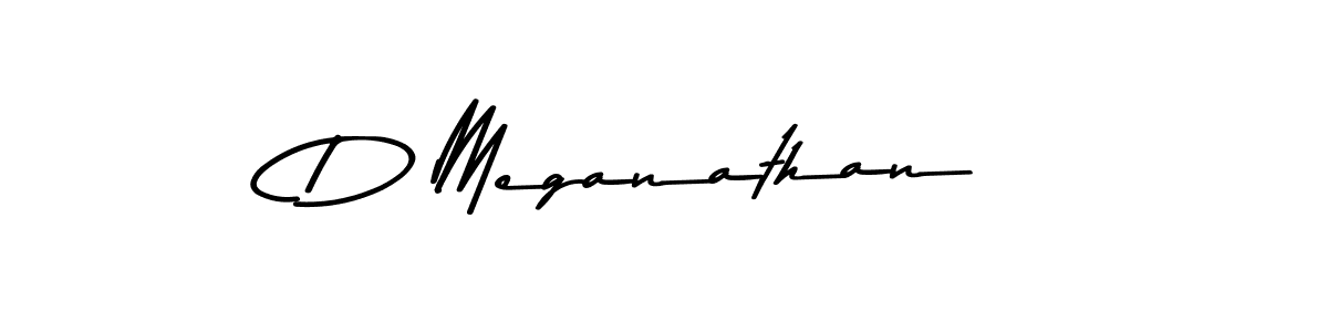 The best way (Asem Kandis PERSONAL USE) to make a short signature is to pick only two or three words in your name. The name D Meganathan include a total of six letters. For converting this name. D Meganathan signature style 9 images and pictures png