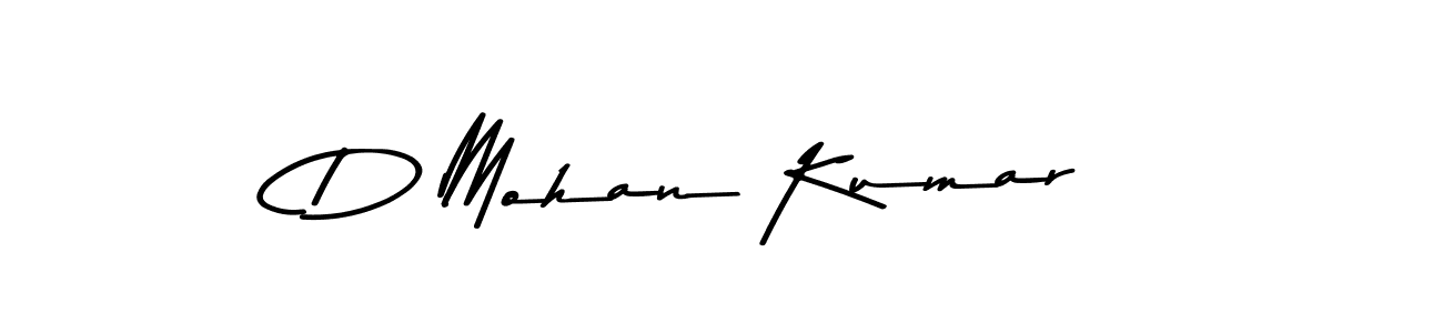How to make D Mohan Kumar signature? Asem Kandis PERSONAL USE is a professional autograph style. Create handwritten signature for D Mohan Kumar name. D Mohan Kumar signature style 9 images and pictures png