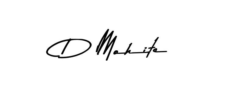Create a beautiful signature design for name D Mohite. With this signature (Asem Kandis PERSONAL USE) fonts, you can make a handwritten signature for free. D Mohite signature style 9 images and pictures png