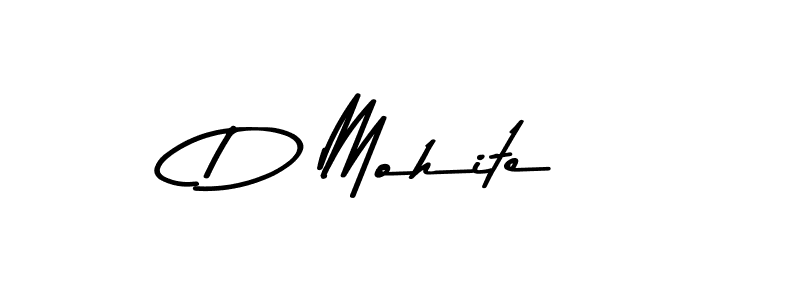 Create a beautiful signature design for name D Mohite. With this signature (Asem Kandis PERSONAL USE) fonts, you can make a handwritten signature for free. D Mohite signature style 9 images and pictures png