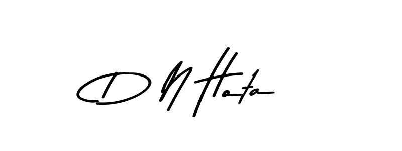 You should practise on your own different ways (Asem Kandis PERSONAL USE) to write your name (D N Hota) in signature. don't let someone else do it for you. D N Hota signature style 9 images and pictures png