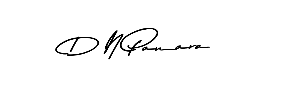 D N Panara stylish signature style. Best Handwritten Sign (Asem Kandis PERSONAL USE) for my name. Handwritten Signature Collection Ideas for my name D N Panara. D N Panara signature style 9 images and pictures png