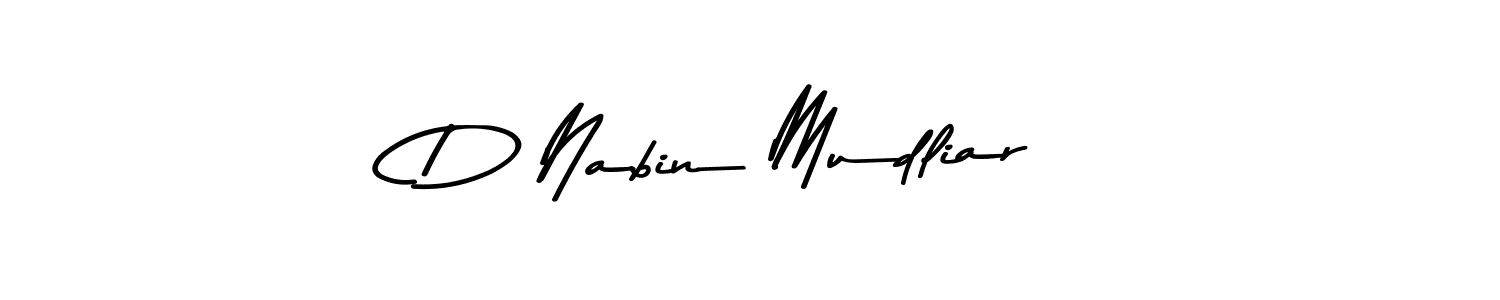 Also You can easily find your signature by using the search form. We will create D Nabin Mudliar name handwritten signature images for you free of cost using Asem Kandis PERSONAL USE sign style. D Nabin Mudliar signature style 9 images and pictures png