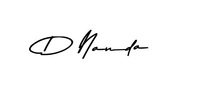 The best way (Asem Kandis PERSONAL USE) to make a short signature is to pick only two or three words in your name. The name D Nanda include a total of six letters. For converting this name. D Nanda signature style 9 images and pictures png