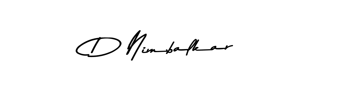 Also we have D Nimbalkar name is the best signature style. Create professional handwritten signature collection using Asem Kandis PERSONAL USE autograph style. D Nimbalkar signature style 9 images and pictures png