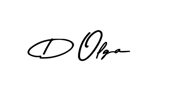 D Olga stylish signature style. Best Handwritten Sign (Asem Kandis PERSONAL USE) for my name. Handwritten Signature Collection Ideas for my name D Olga. D Olga signature style 9 images and pictures png