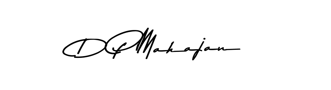 The best way (Asem Kandis PERSONAL USE) to make a short signature is to pick only two or three words in your name. The name D P Mahajan include a total of six letters. For converting this name. D P Mahajan signature style 9 images and pictures png