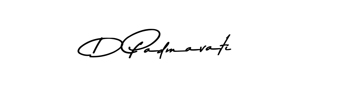 Design your own signature with our free online signature maker. With this signature software, you can create a handwritten (Asem Kandis PERSONAL USE) signature for name D Padmavati. D Padmavati signature style 9 images and pictures png