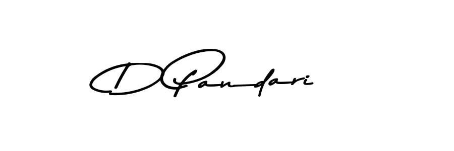 Create a beautiful signature design for name D Pandari. With this signature (Asem Kandis PERSONAL USE) fonts, you can make a handwritten signature for free. D Pandari signature style 9 images and pictures png