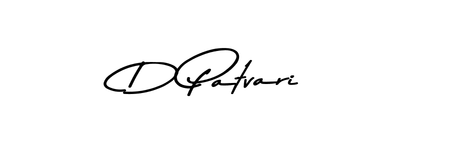 D Patvari stylish signature style. Best Handwritten Sign (Asem Kandis PERSONAL USE) for my name. Handwritten Signature Collection Ideas for my name D Patvari. D Patvari signature style 9 images and pictures png