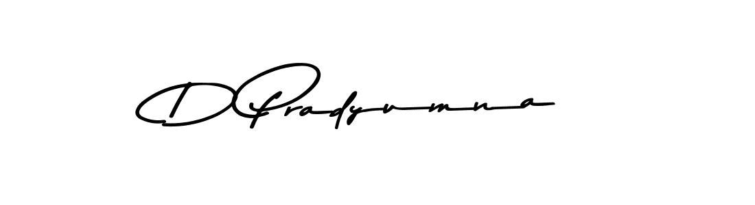 Asem Kandis PERSONAL USE is a professional signature style that is perfect for those who want to add a touch of class to their signature. It is also a great choice for those who want to make their signature more unique. Get D Pradyumna name to fancy signature for free. D Pradyumna signature style 9 images and pictures png