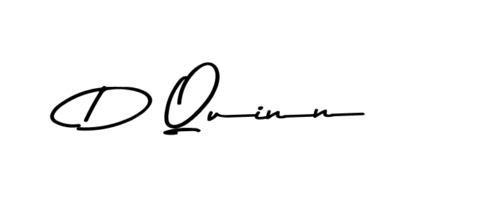 Create a beautiful signature design for name D Quinn. With this signature (Asem Kandis PERSONAL USE) fonts, you can make a handwritten signature for free. D Quinn signature style 9 images and pictures png