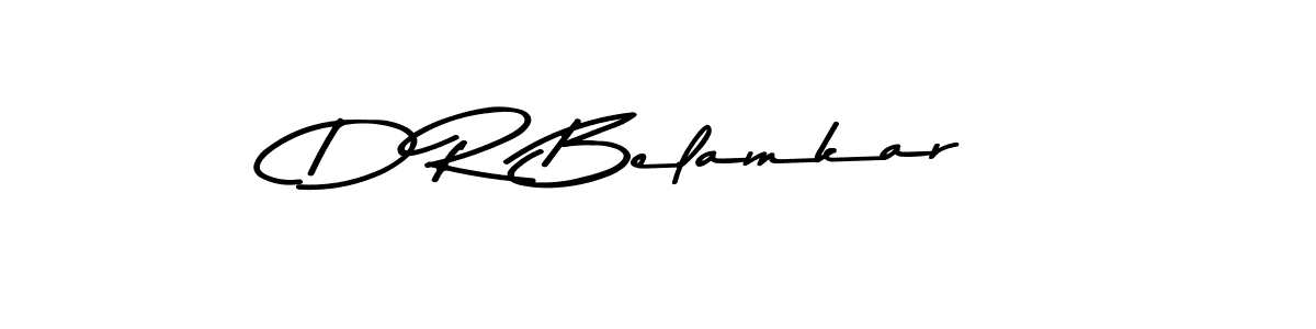 Use a signature maker to create a handwritten signature online. With this signature software, you can design (Asem Kandis PERSONAL USE) your own signature for name D R Belamkar. D R Belamkar signature style 9 images and pictures png